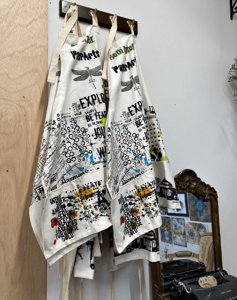 PaperArtsy Seth Apter Apron: Limited Edition