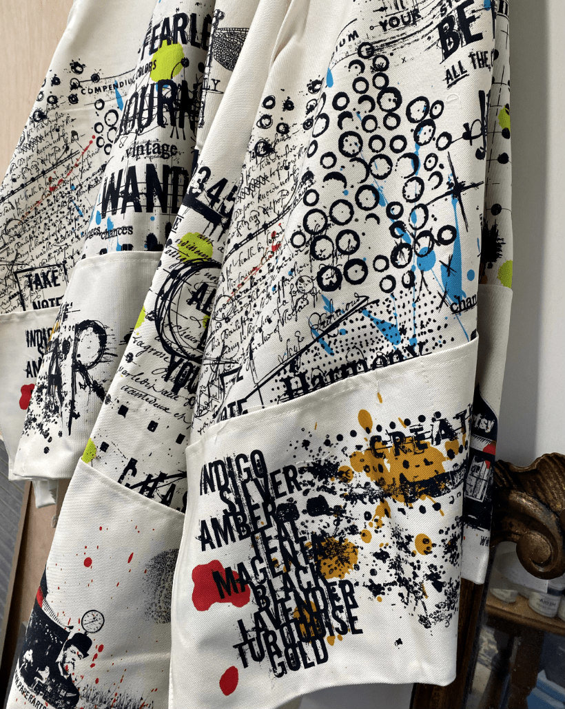 PaperArtsy Seth Apter Apron: Limited Edition