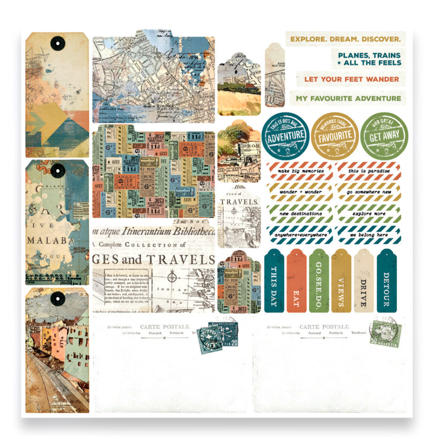 Katie Pertiet Ephemera Pack: Been There
