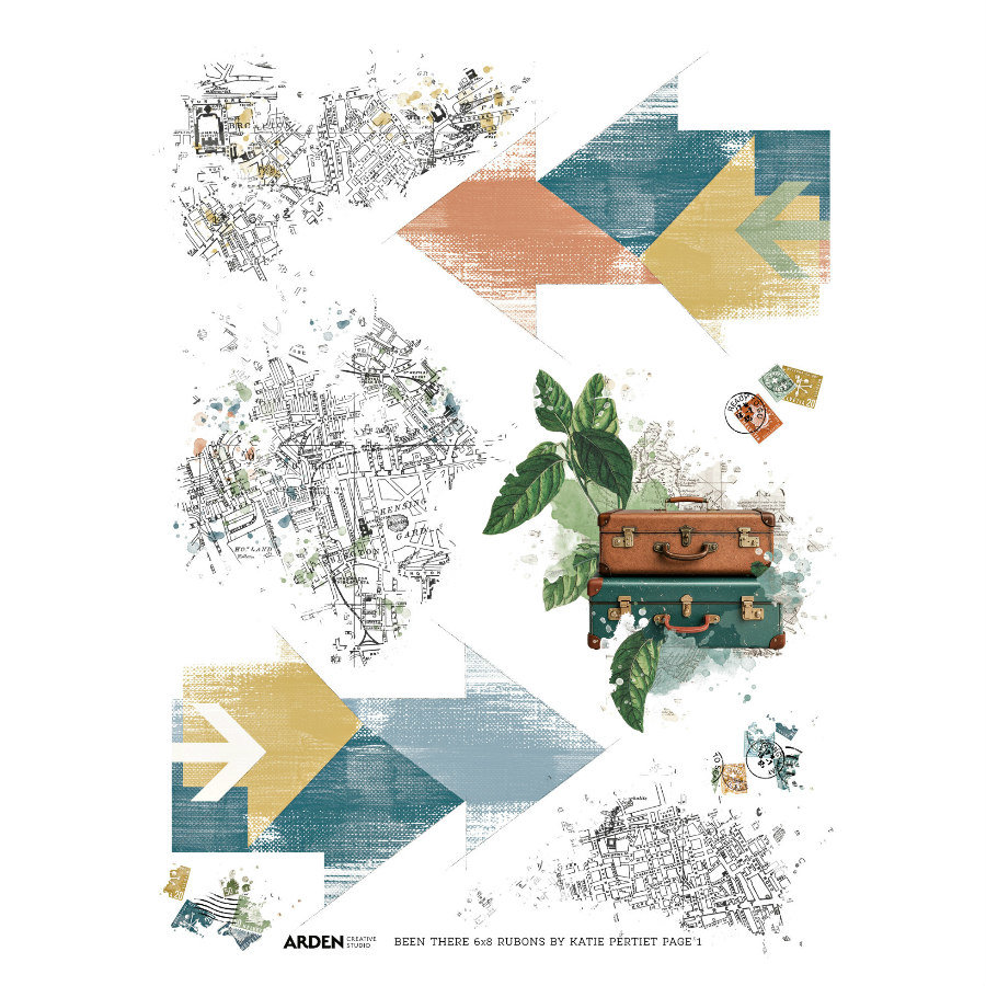 Katie Pertiet Rub-On Transfers: Been There
