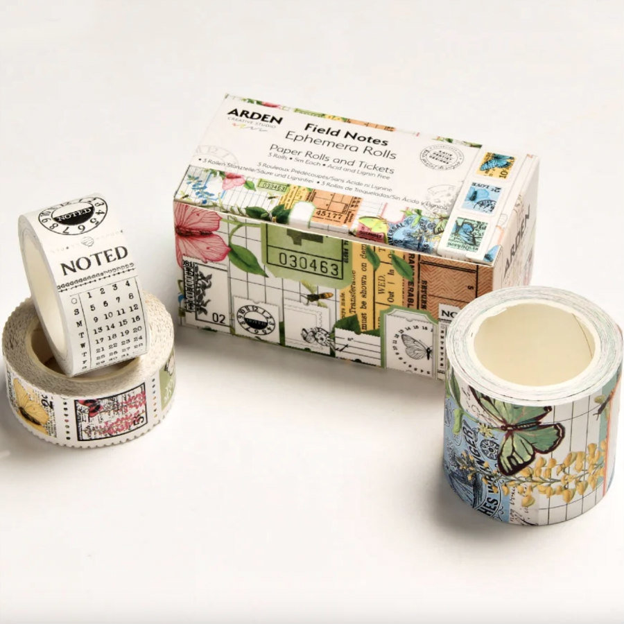 NEW: Katie Pertiet Ephemera Rolls: Field Notes