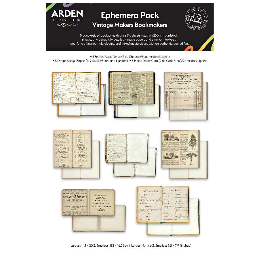 Katie Pertiet Ephemera Pack: Vintage Bookmakers