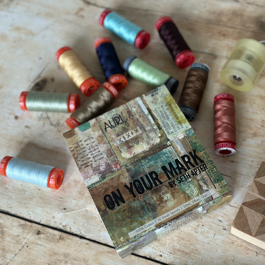 Seth Apter Aurifil Thread Collection: On Your Mark 