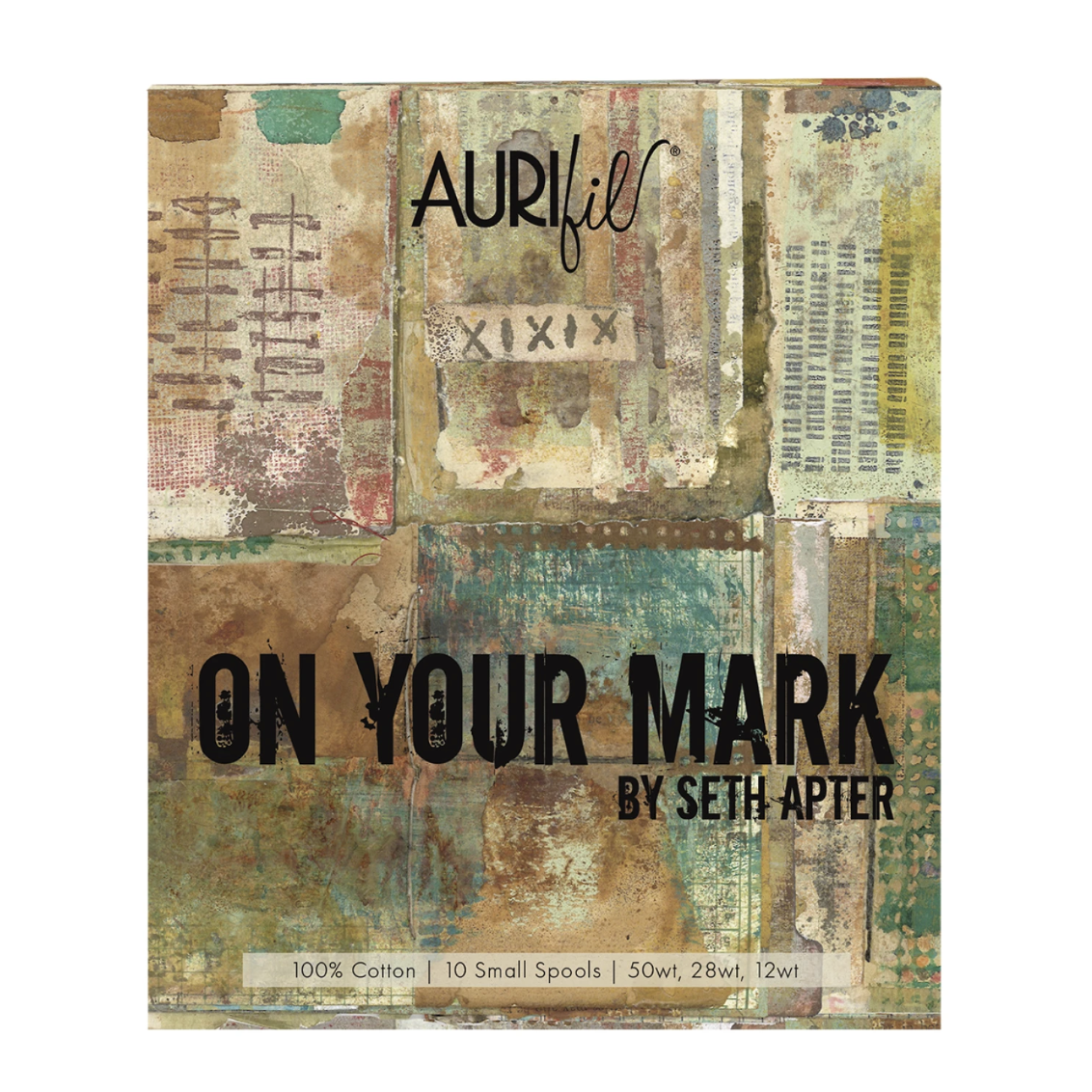 Seth Apter Aurifil Thread Collection: On Your Mark 