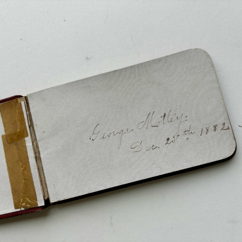 1882 Autograph Album