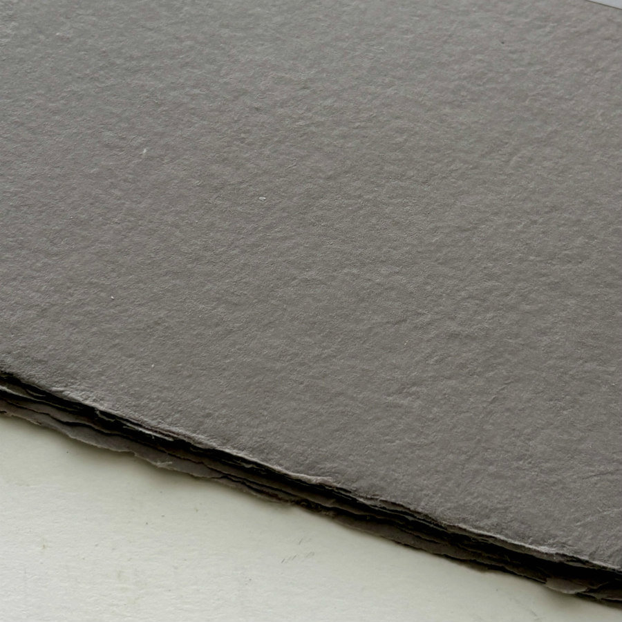 NEW: Grey Handmade Paper: Set of 10