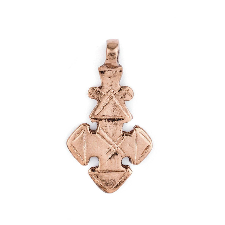 SOLD: Copper Coptic Cross Pendant