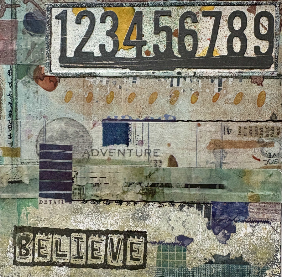 Seth Apter Believe: Original Mixed Media Art