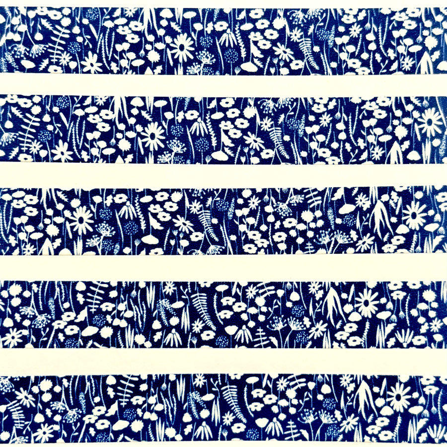 Beve Washi Tape: Indigo Floral