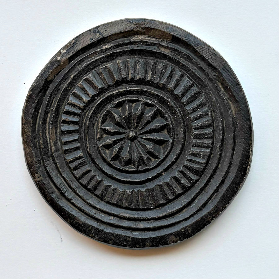 SOLD: Carved Stone Biscuit Mold: 1