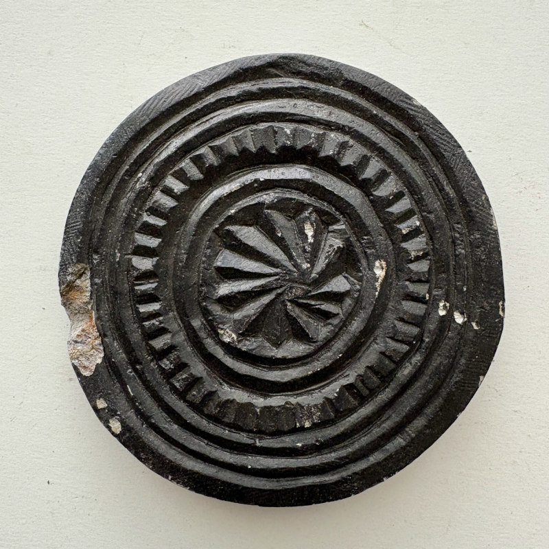 Carved Stone Biscuit Mold: 3