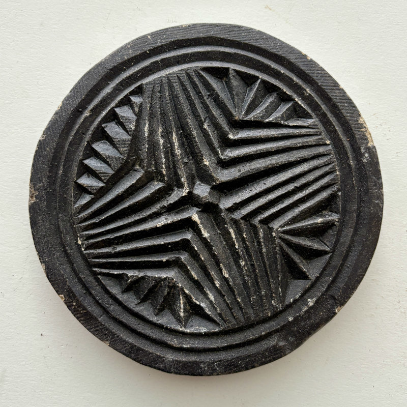 Carved Stone Biscuit Mold: 4