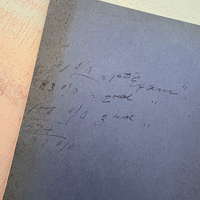 SOLD: 1880-1883 Harvard Blue Book: Chemistry IIA