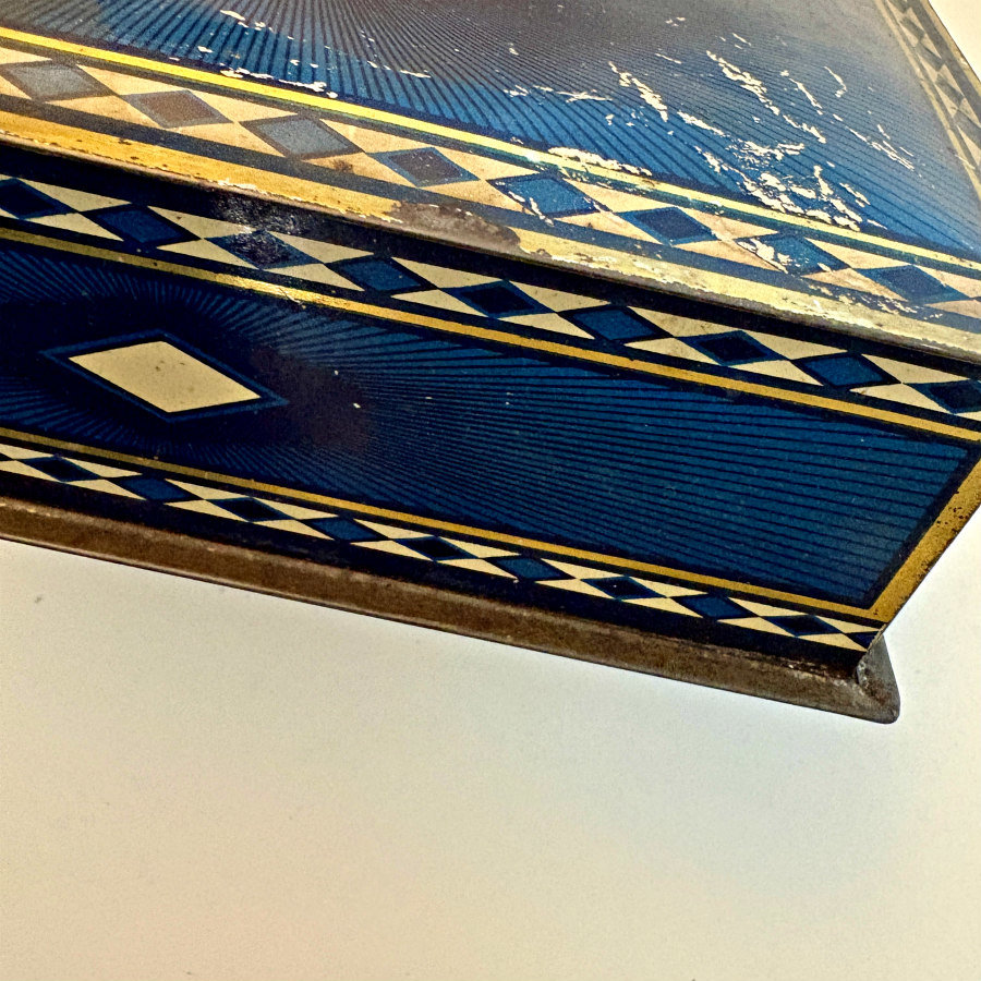 SOLD: Vintage Metal Blue Box