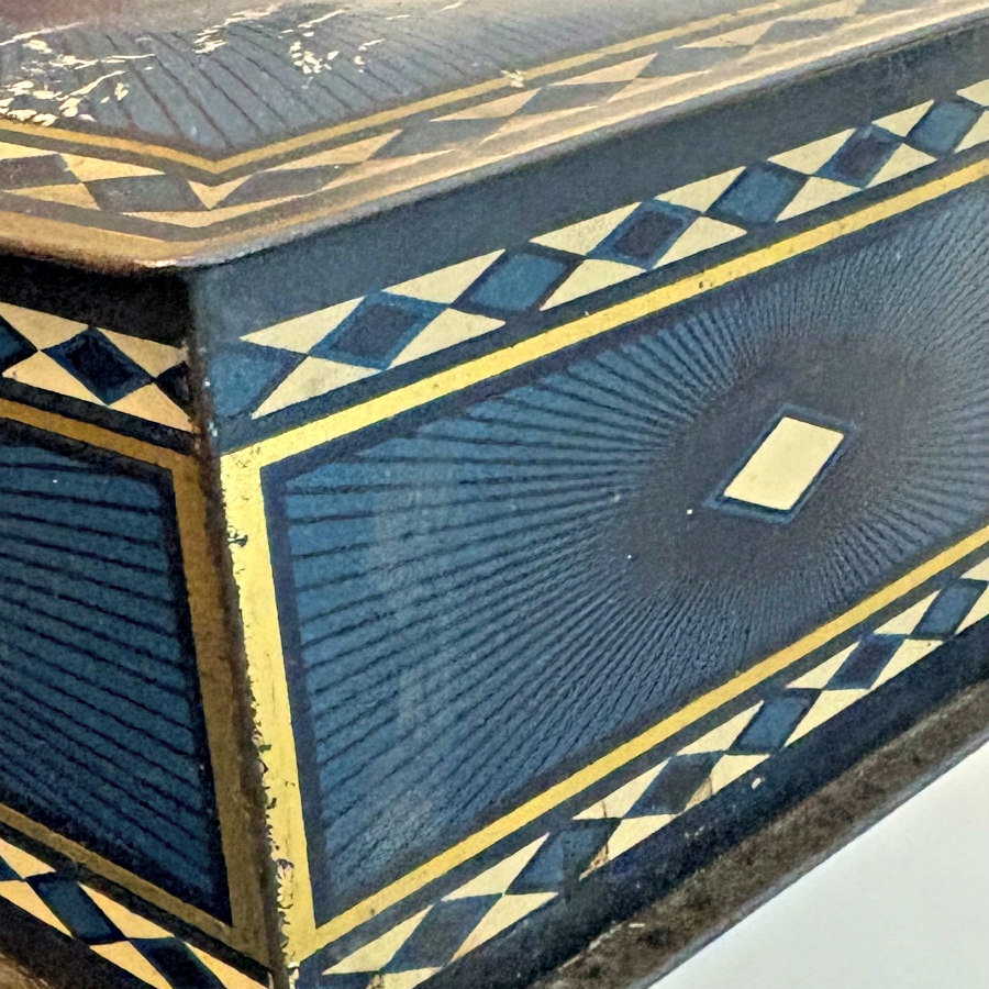 SOLD: Vintage Metal Blue Box