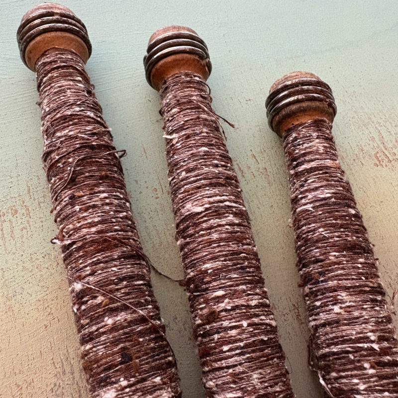 Vintage Bobbin with Thread