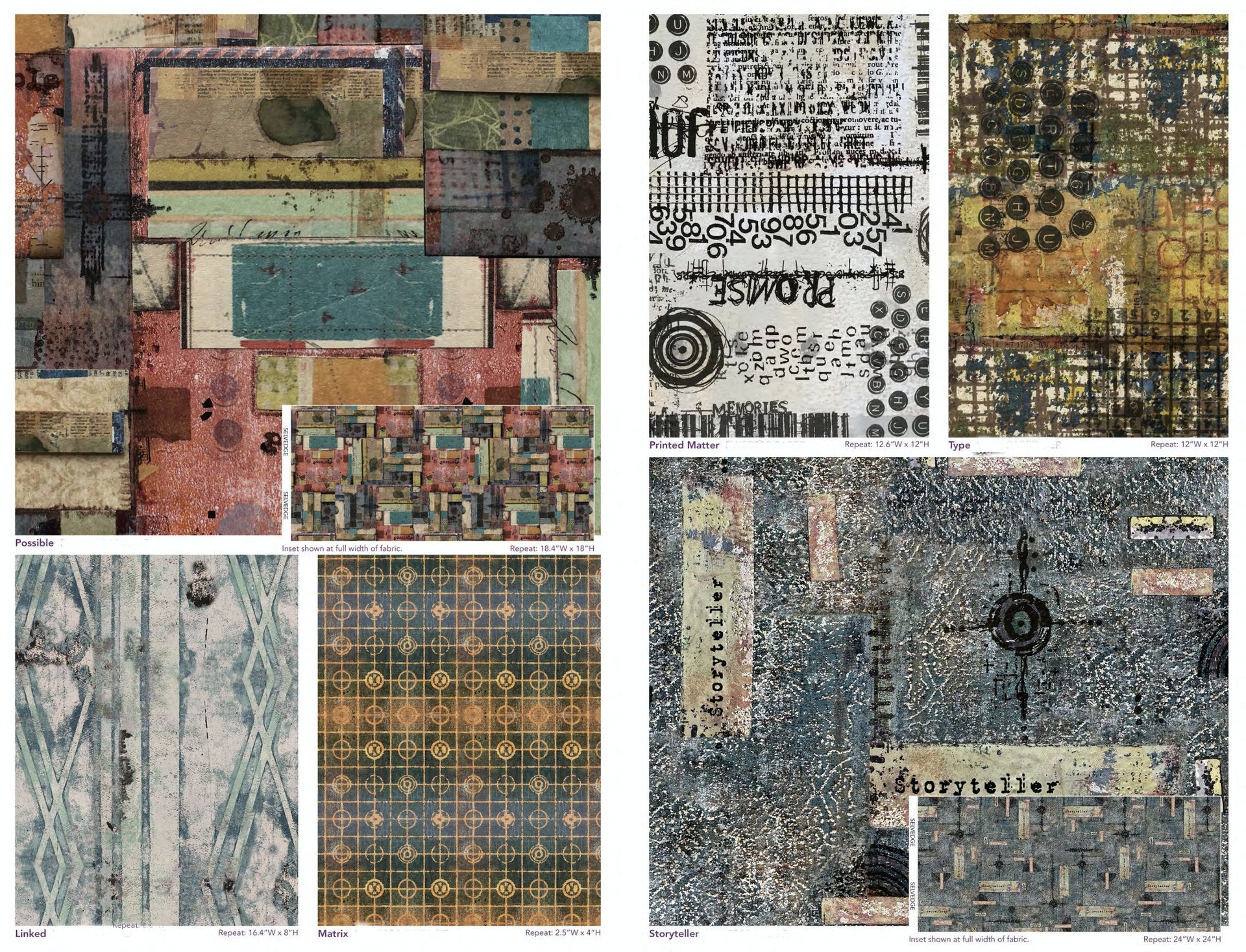 FreeSpirit Fabric Storyteller Collection: Fat Quarter