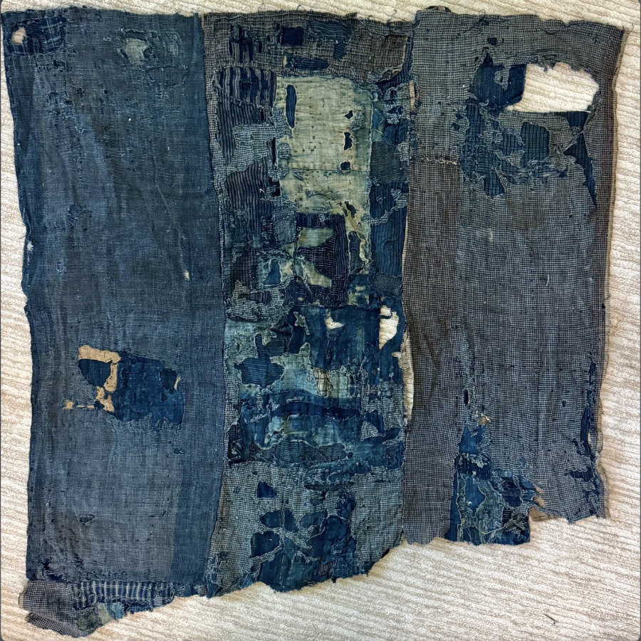 Antique Japanese Boro Textile Fragment 1