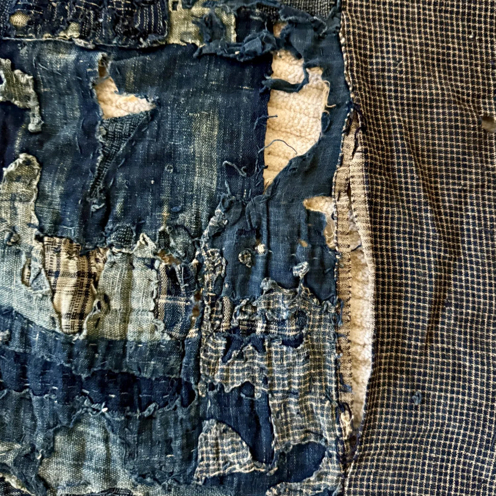 Antique Japanese Boro Textile Fragment 1