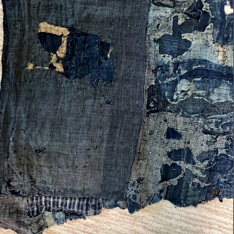 Antique Japanese Boro Textile Fragment 1