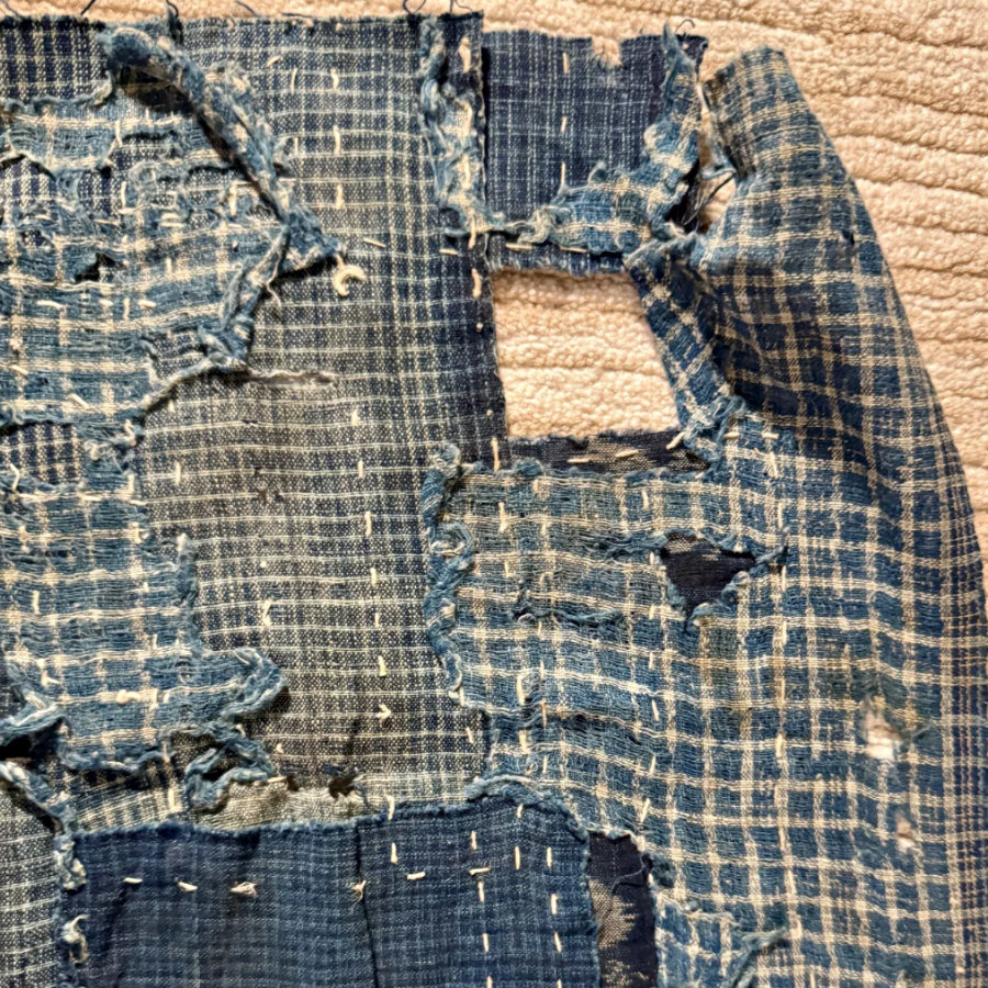Antique Japanese Boro Textile Fragment 2