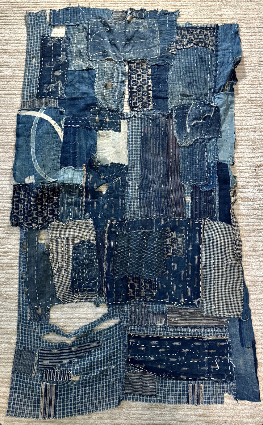 Antique Japanese Boro Textile Fragment 2