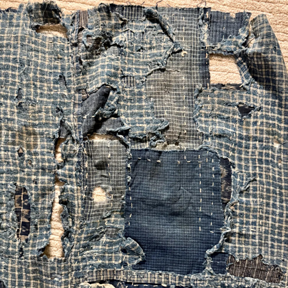 Antique Japanese Boro Textile Fragment 2