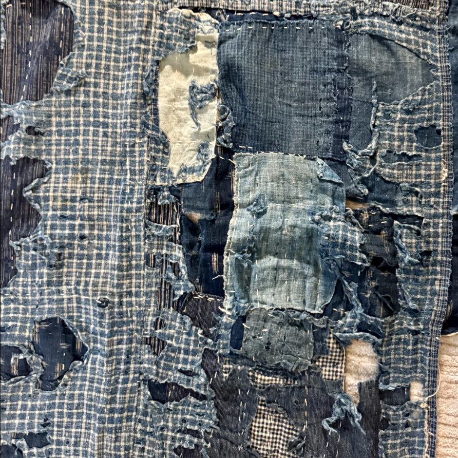Antique Japanese Boro Textile Fragment 2