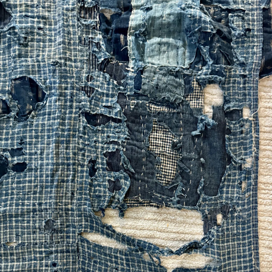 Antique Japanese Boro Textile Fragment 2