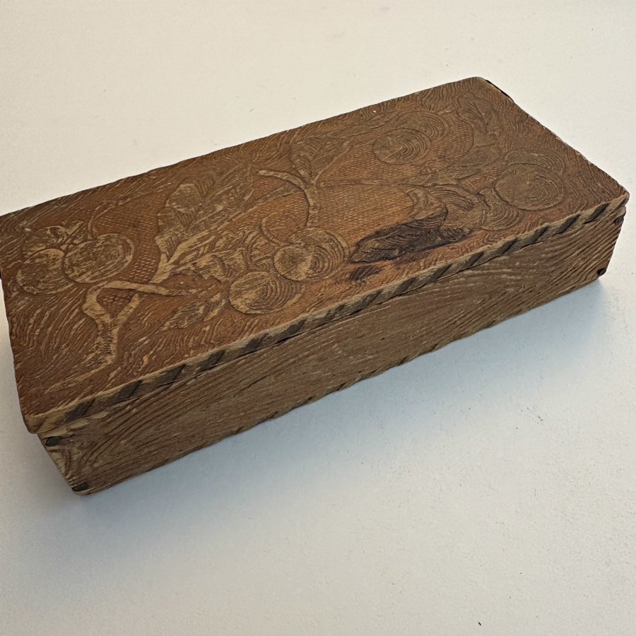 SOLD: Vintage Wooden Handmade Box