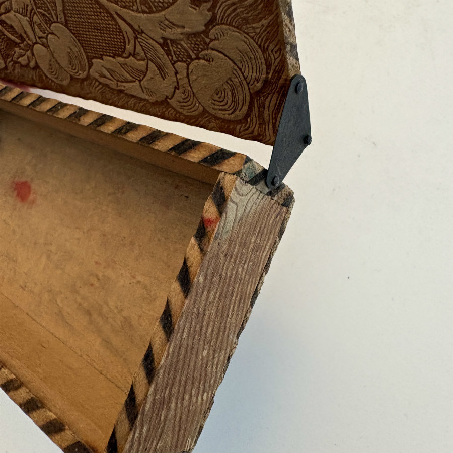 SOLD: Vintage Wooden Handmade Box