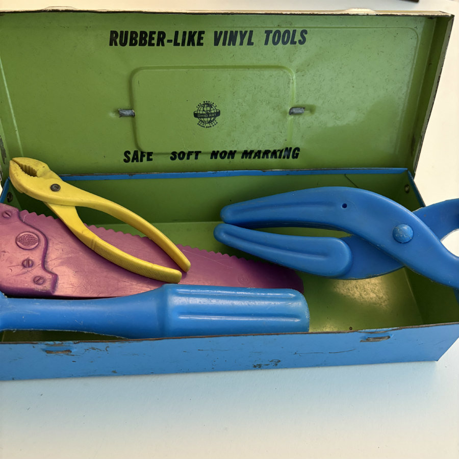 Vintage Busy Boy Tool Chest with Tools