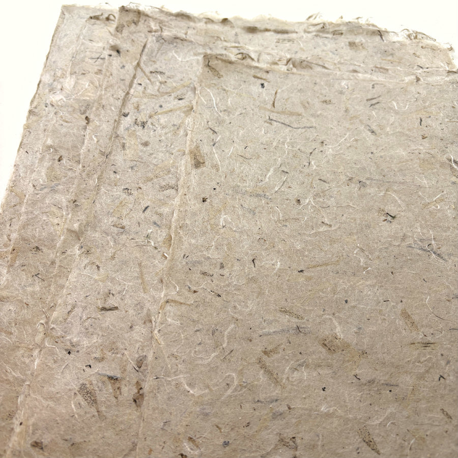 Natural Handmade Paper: Milkweed Fiber