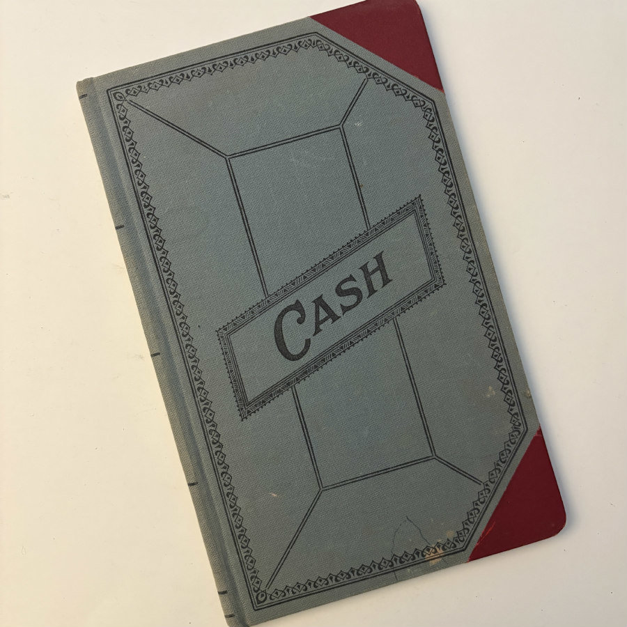 SOLD: Vintage Ledger: Cash