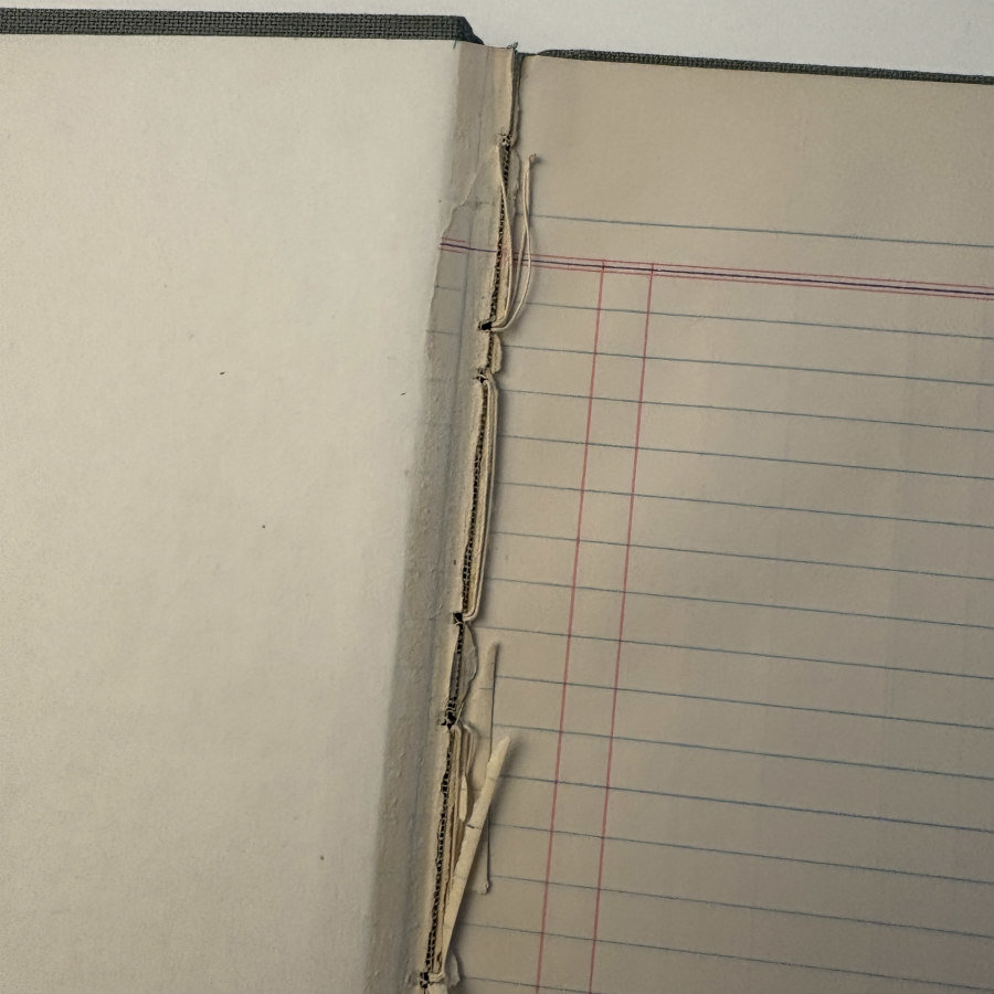 SOLD: Vintage Ledger: Cash