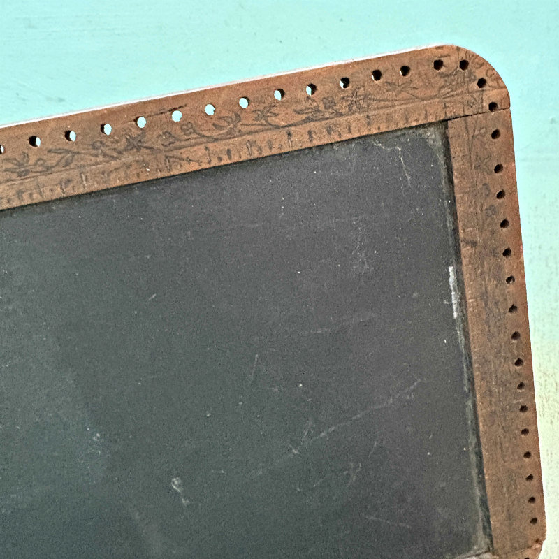 SOLD: Vintage Double Sided Slate Chalkboard