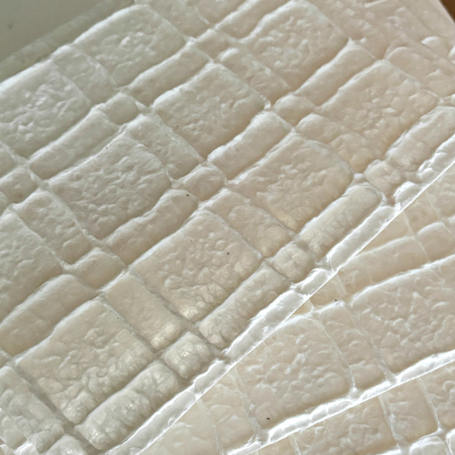 French Natural Handmade Paper: Grid