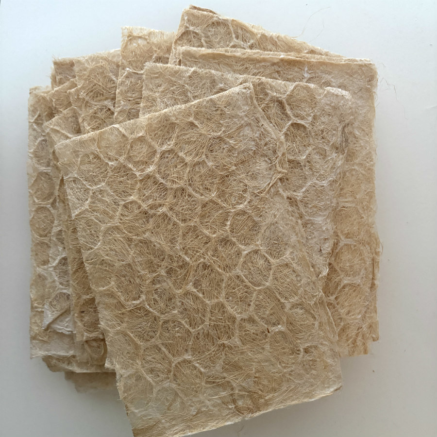 French Natural Handmade Paper: Honeycomb