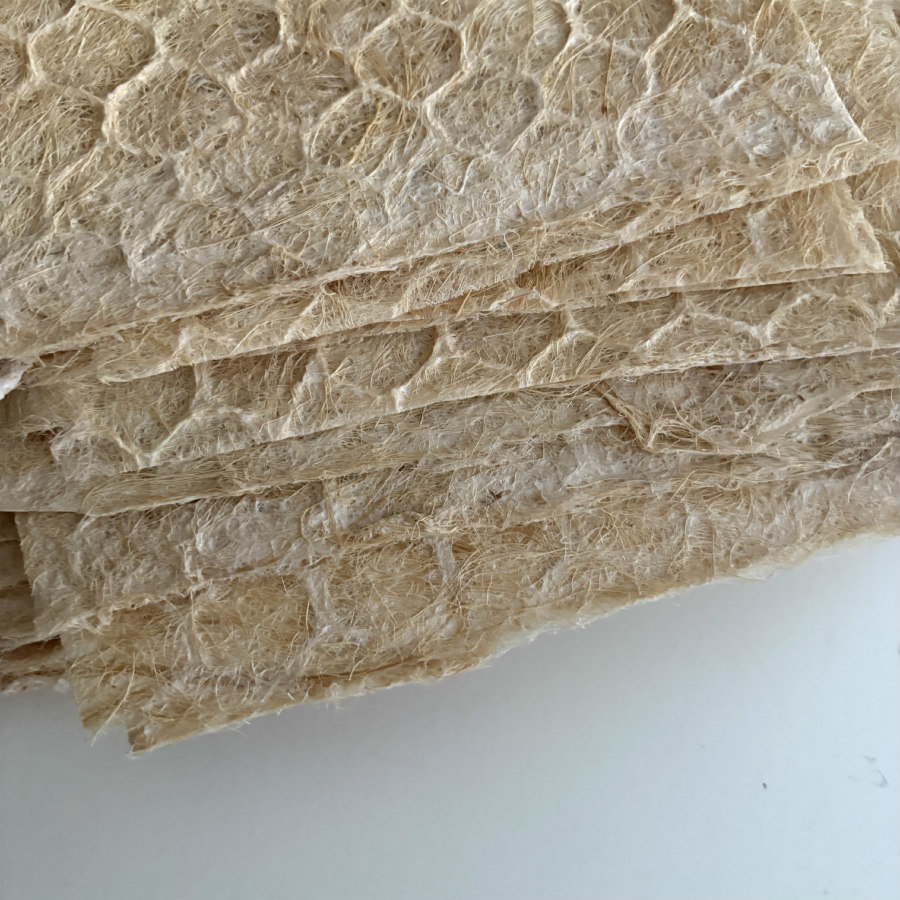 French Natural Handmade Paper: Honeycomb