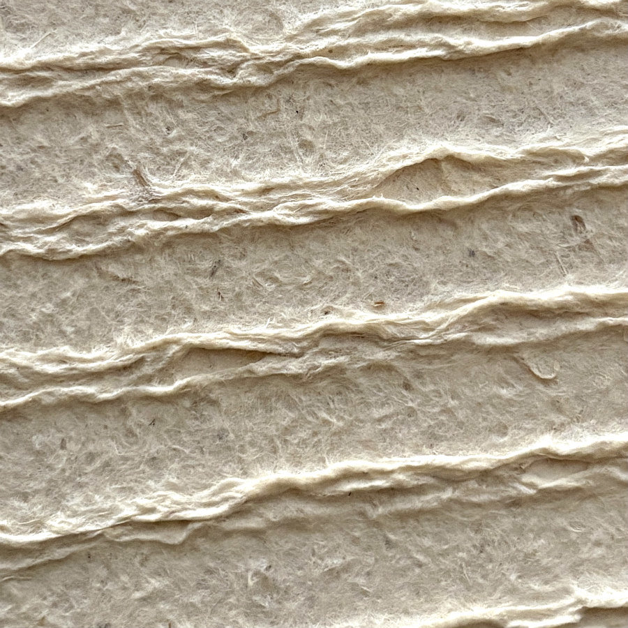 French Natural Handmade Paper: Lines