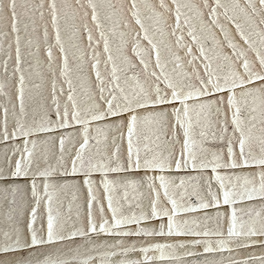French Natural Handmade Paper: Lines
