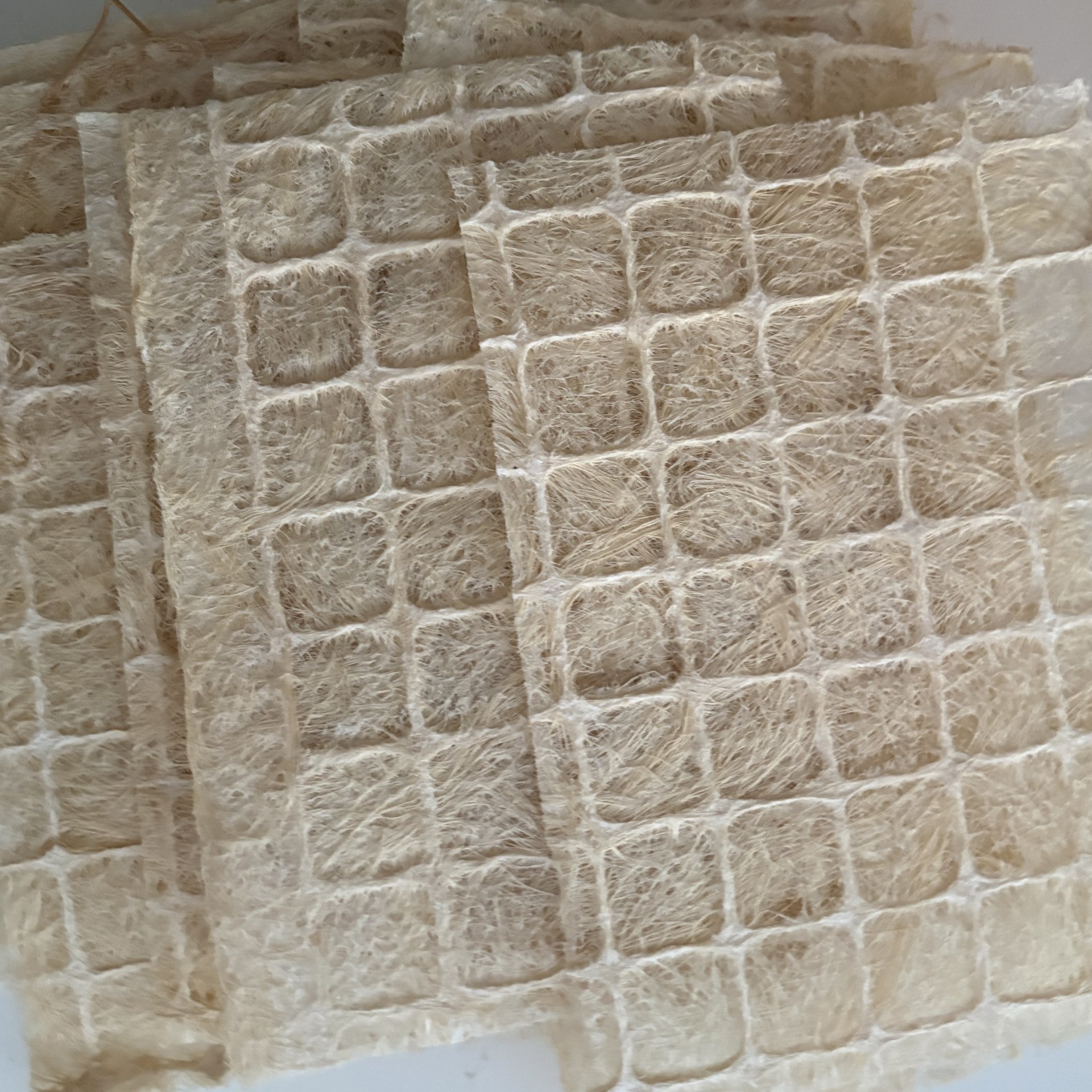 French Natural Handmade Paper: Squares