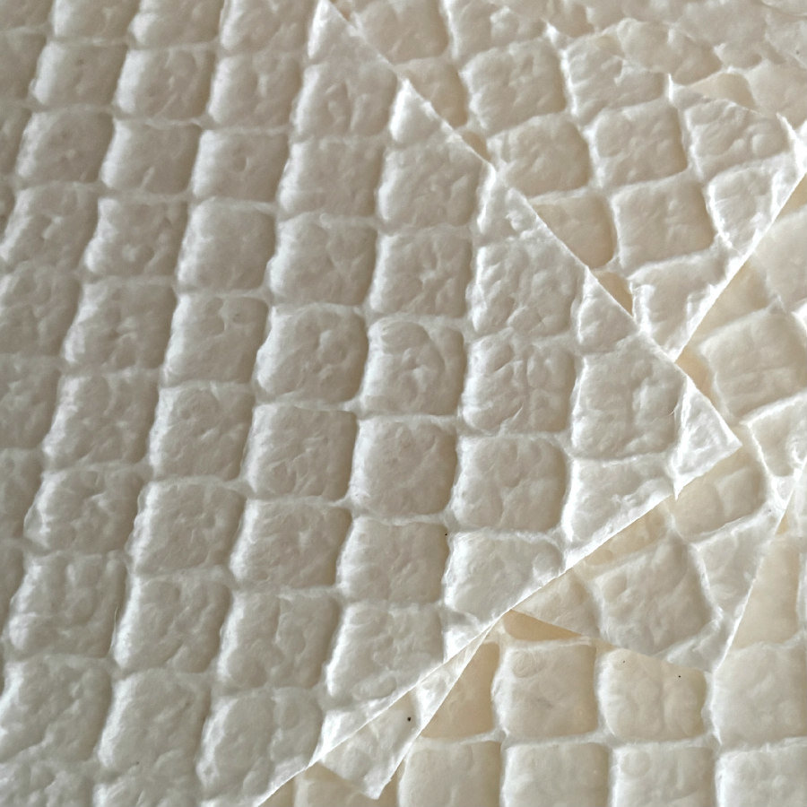 French Natural Handmade Paper: Waffles