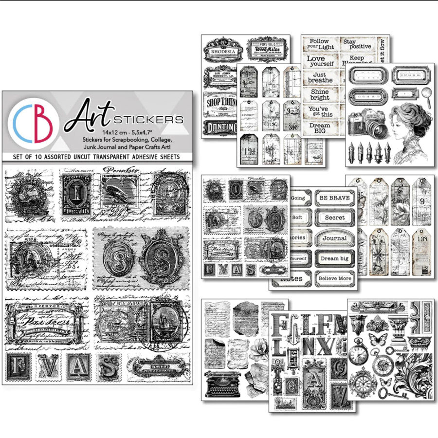 Ciao Bella Transparent Adhesive Sheets: Lithographs