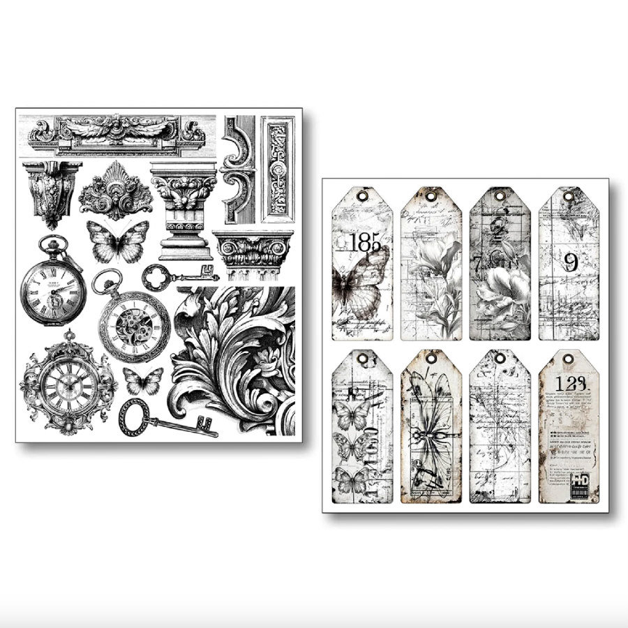 Ciao Bella Transparent Adhesive Sheets: Lithographs