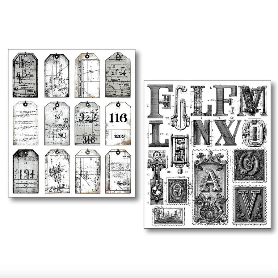 Ciao Bella Transparent Adhesive Sheets: Lithographs