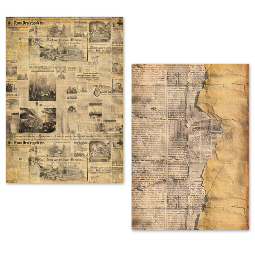 Ciao Bella Tissue Paper Pack: Newspapers