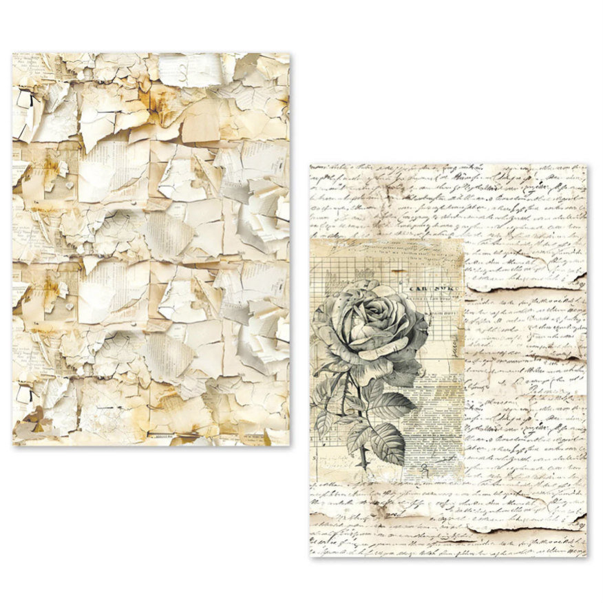 Ciao Bella Tissue Paper Pack: Vintage Manuscript