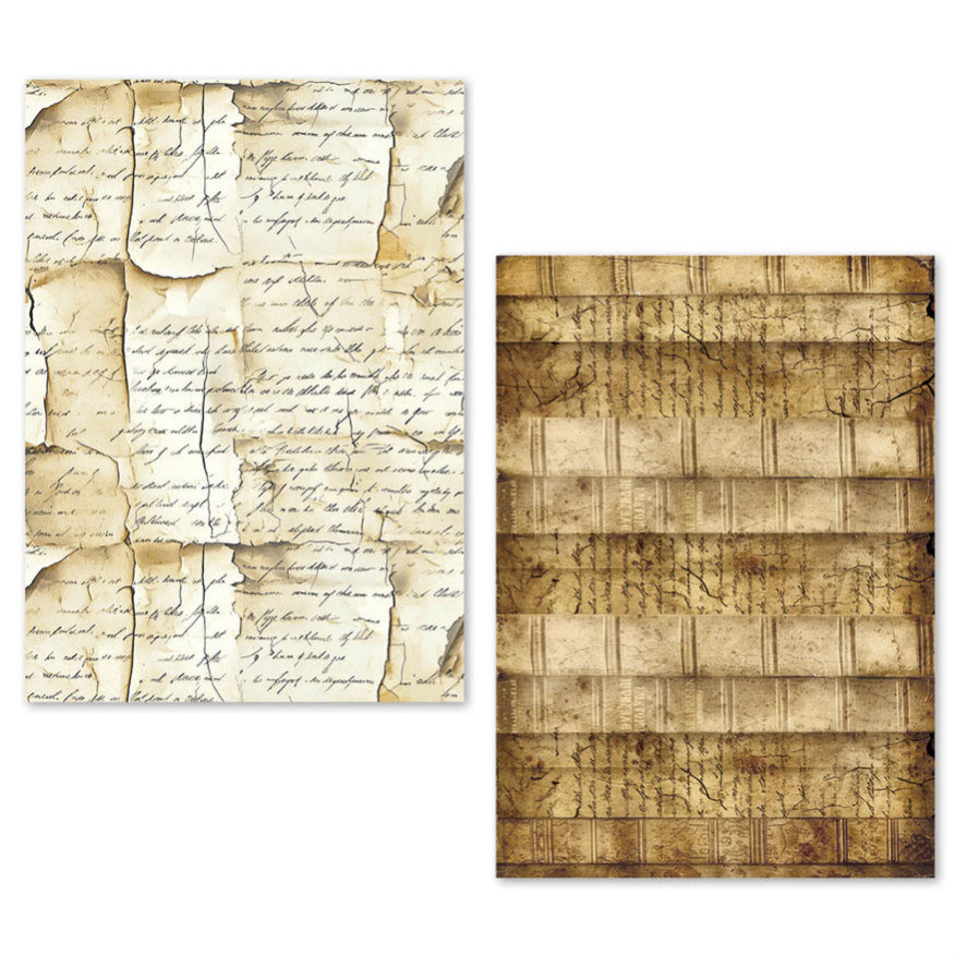 Ciao Bella Tissue Paper Pack: Vintage Manuscript