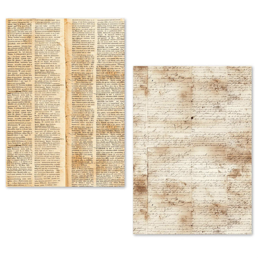 Ciao Bella Tissue Paper Pack: Vintage Manuscript